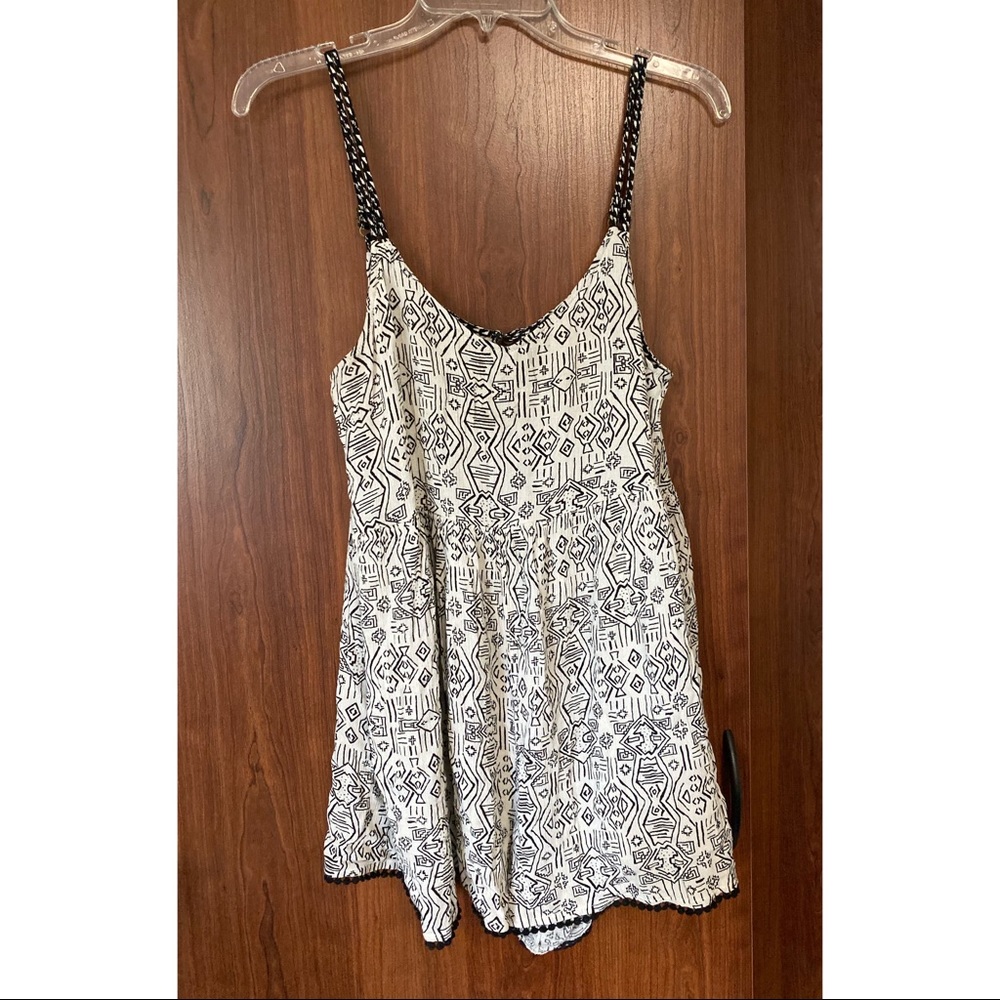 Black and White Romper